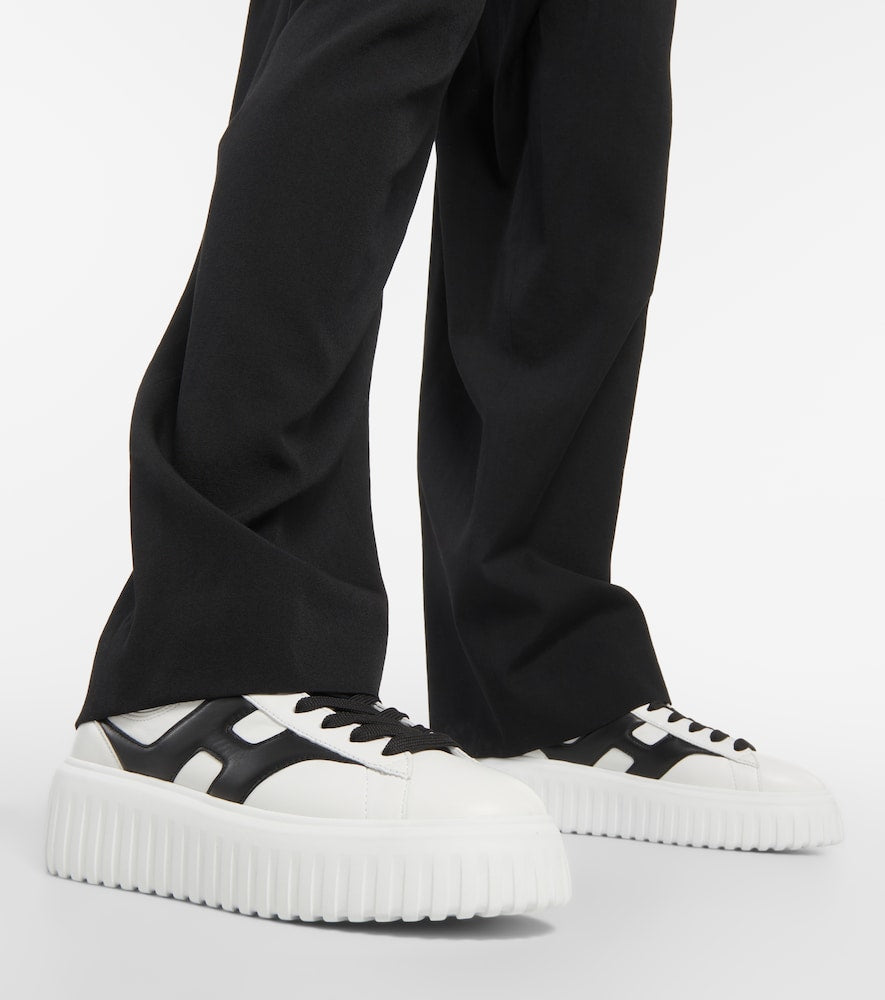 Hogan H-Stripes leather sneakers