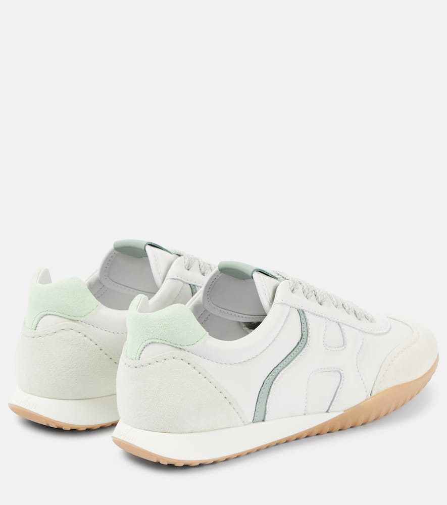 Hogan Olympia-Z leather and suede sneakers