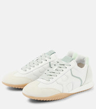 Hogan Olympia-Z leather and suede sneakers