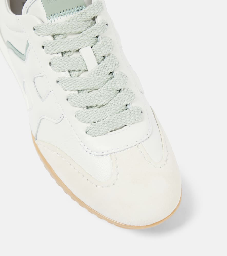 Hogan Olympia-Z leather and suede sneakers