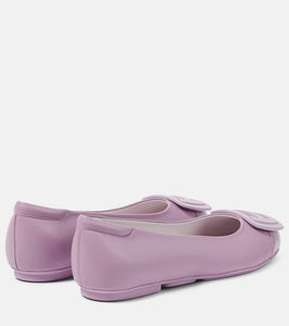 Hogan H661 leather ballet flats