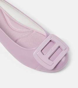 Hogan H661 leather ballet flats