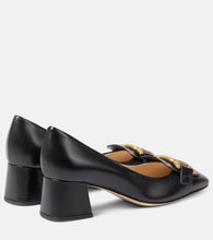 Tod's Logo leather pumps