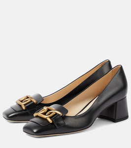 Tod's Logo leather pumps