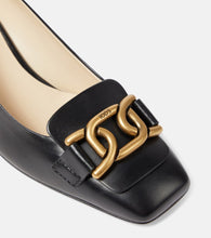 Tod's Logo leather pumps