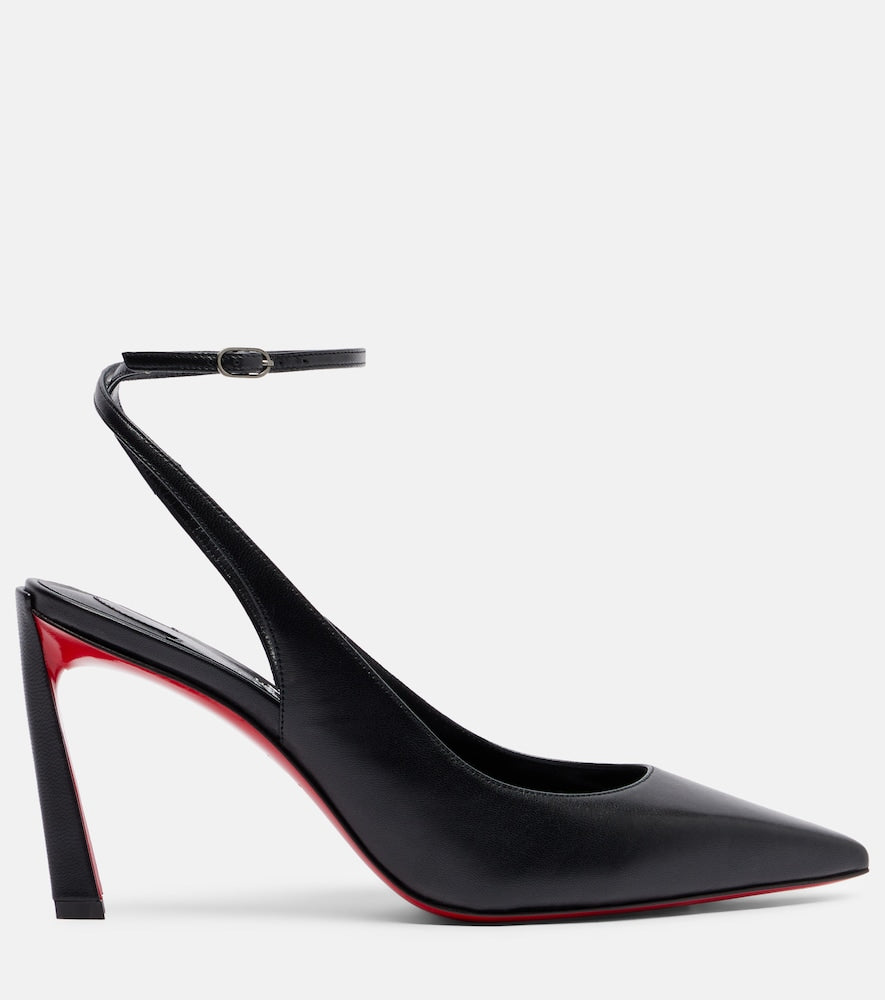 Christian Louboutin Condora 85 leather slingback pumps