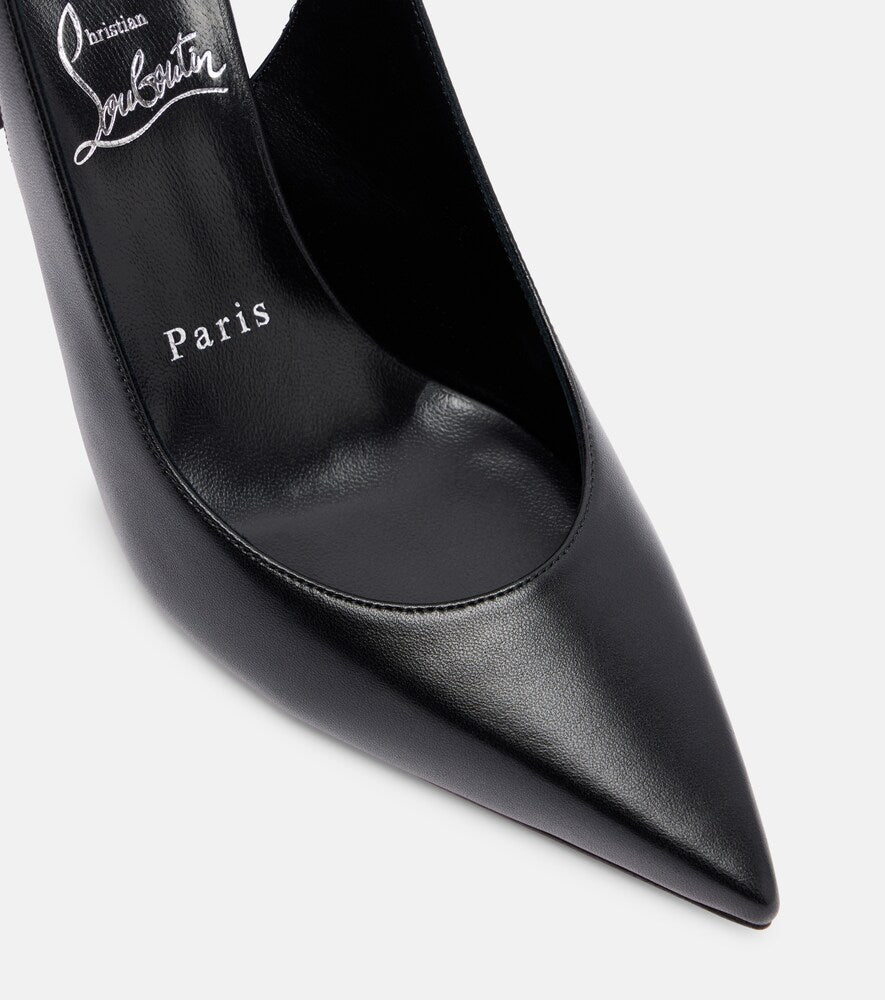 Christian Louboutin Condora 85 leather slingback pumps