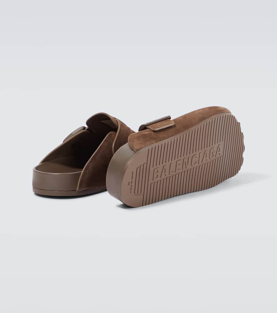 Balenciaga Sunday suede mules
