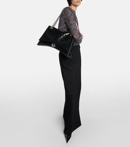 Balenciaga Crush Large leather shoulder bag