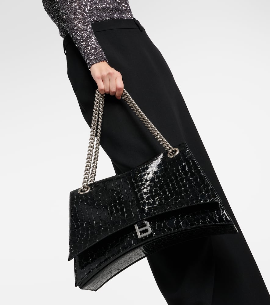 Balenciaga Crush Large leather shoulder bag