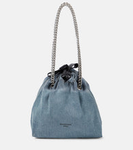 Balenciaga Crush Small denim tote bag. Shop Balenciaga Tote Bags for women now.