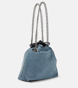 Balenciaga Crush Small denim tote bag