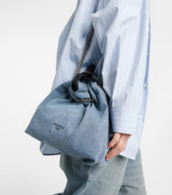 Balenciaga Crush Small denim tote bag