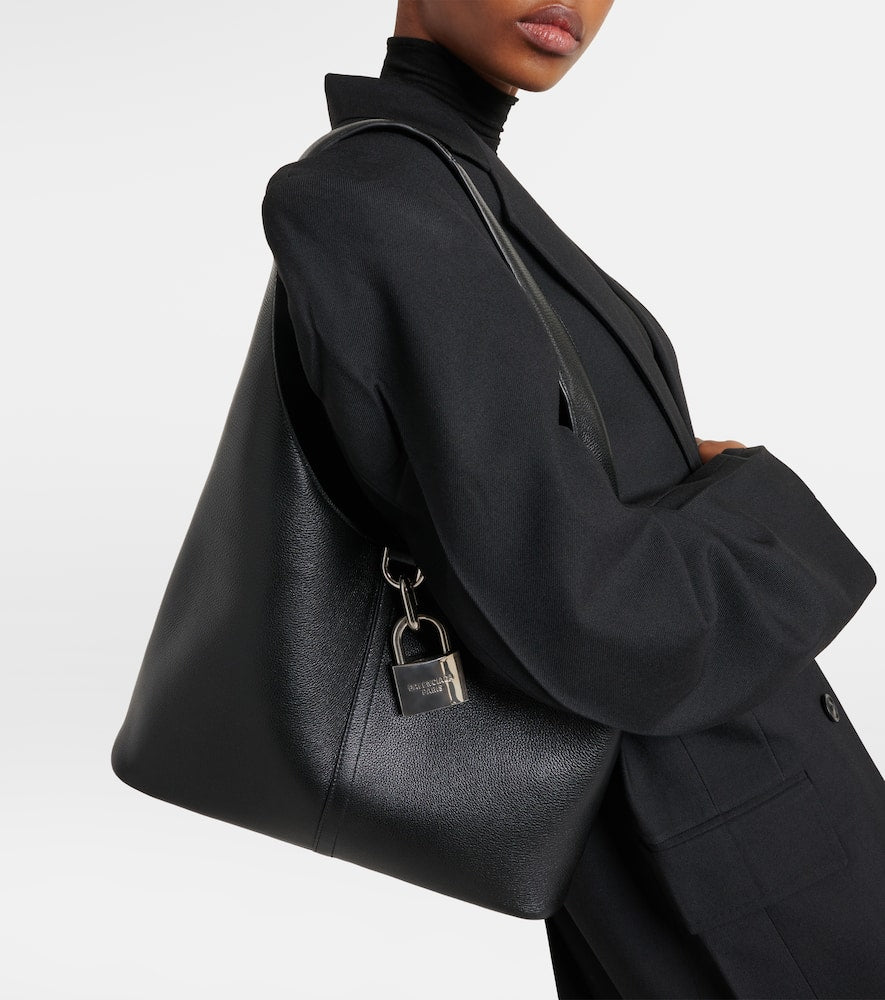 Balenciaga Locker North-South Medium leather shoulder bag