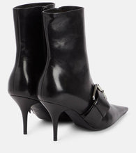 Balenciaga Knife 80 leather ankle boots