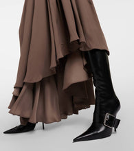 Balenciaga Knife 110 leather knee-high boots