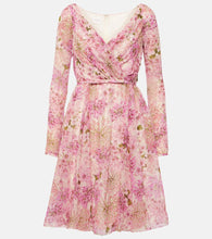 Giambattista Valli Printed silk georgette minidress