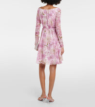 Giambattista Valli Printed silk georgette minidress