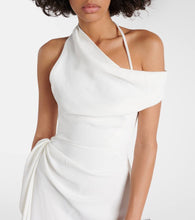 Maticevski Dossier asymmetric crêpe minidress