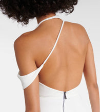 Maticevski Dossier asymmetric crêpe minidress