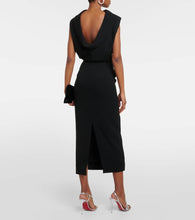 Roland Mouret High neck cady midi dress