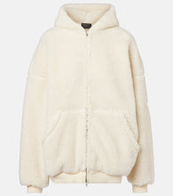 Balenciaga Outerwear faux-shearling hoodie - Balenciaga 仿羊羔绒连帽外套