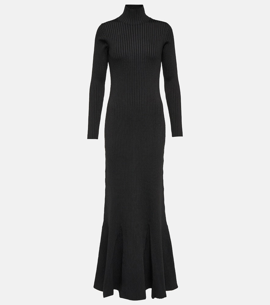 Balenciaga Silk-blend maxi dress. Balenciaga 真丝混纺长款连衣裙