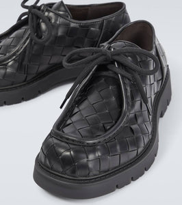 Bottega Veneta Haddock leather Derby shoes