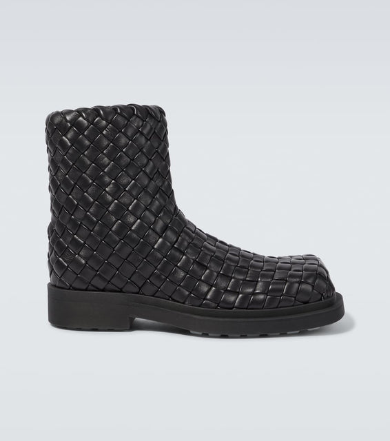 Bottega Veneta Ben leather ankle boots