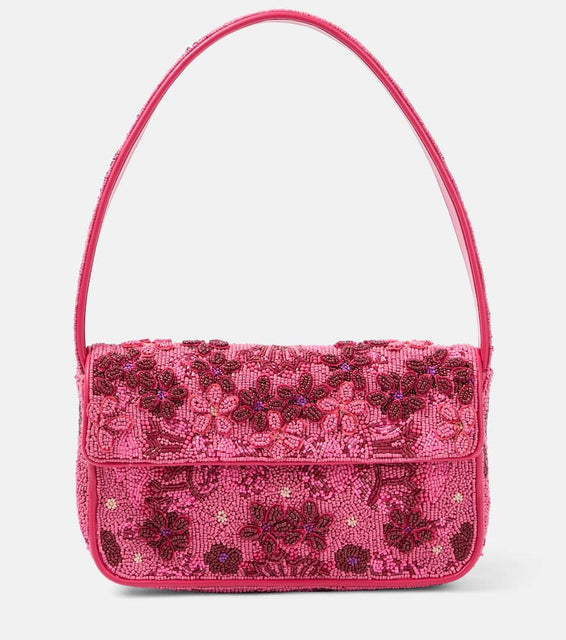 Staud Tommy beaded shoulder bag. Shop Staud Shoulder Bags for women now.