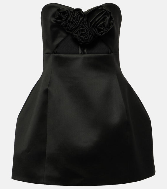 Magda Butrym Floral-appliqu√É¬© bustier minidress