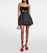 Magda Butrym Floral-appliqu√É¬© bustier minidress