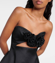 Magda Butrym Floral-appliqu√É¬© bustier minidress