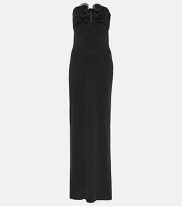 Magda Butrym Floral-appliqué gown