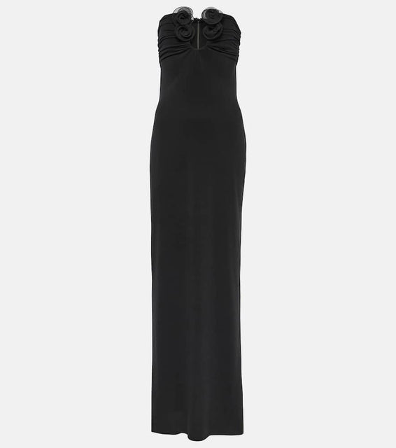 Magda Butrym Floral-appliqué gown