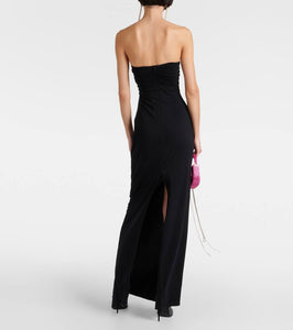 Magda Butrym Floral-appliqué gown