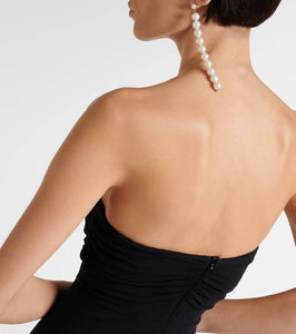 Magda Butrym Floral-appliqué gown