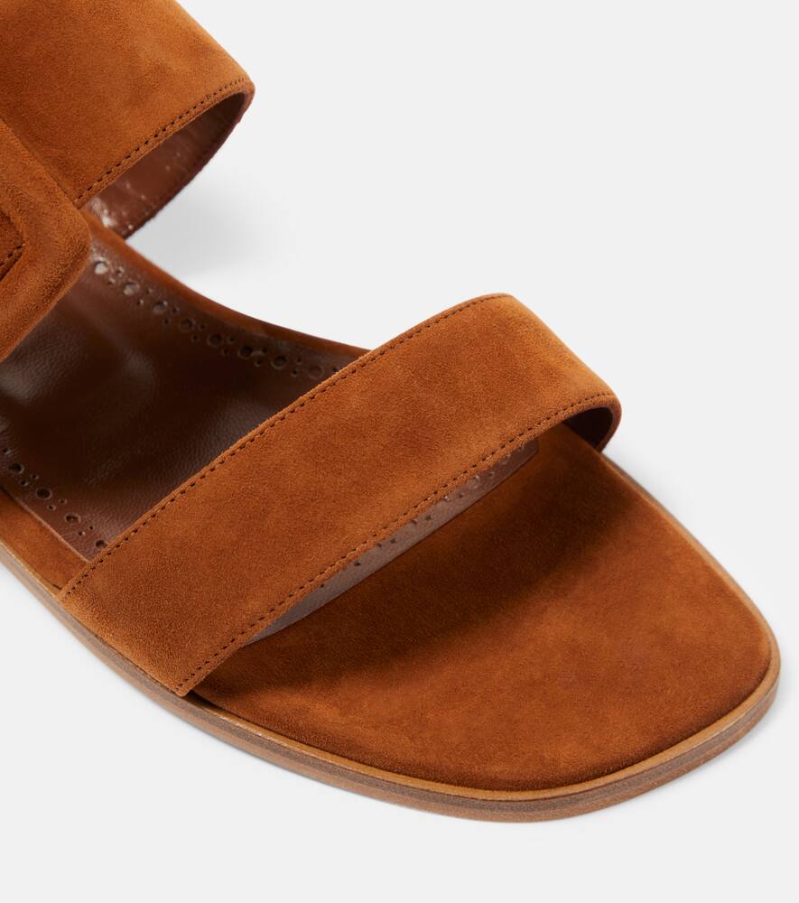 Manolo Blahnik Titubaflat suede sandals