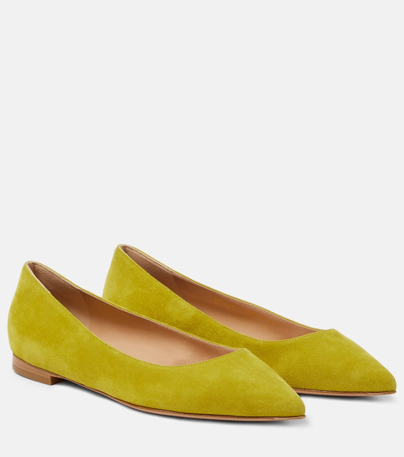 Gianvito Rossi Gianvito suede ballet flats