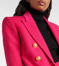 Balmain Double-breasted virgin wool blazer