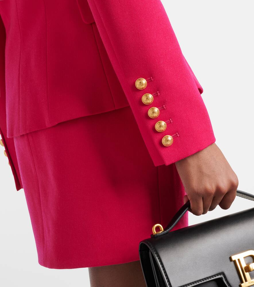 Balmain Double-breasted virgin wool blazer
