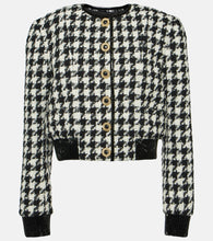 Balmain Houndstooth tweed jacket - Balmain 千鸟格粗花呢外套