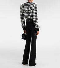 Balmain Houndstooth tweed jacket