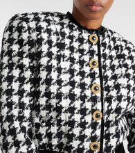 Balmain Houndstooth tweed jacket