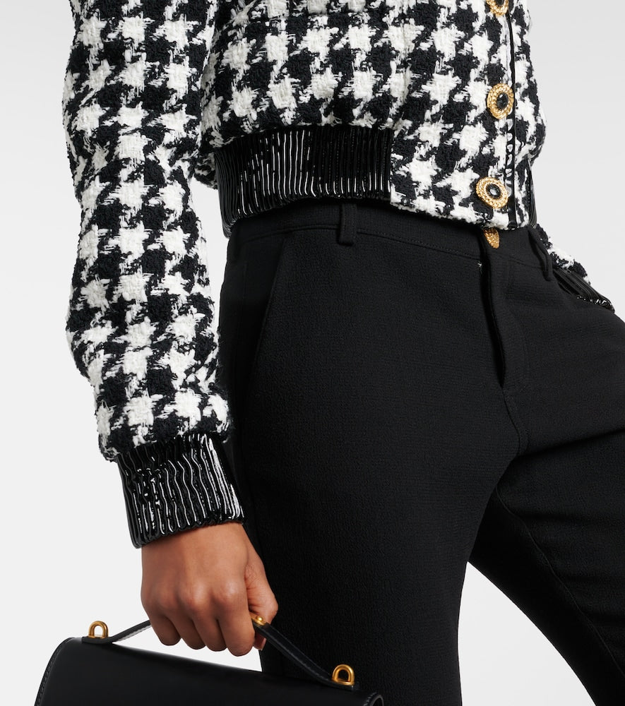 Balmain Houndstooth tweed jacket