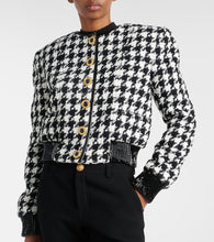 Balmain Houndstooth tweed jacket