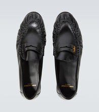 Saint Laurent Le Loafer leather penny loafers