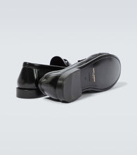 Saint Laurent Le Loafer leather penny loafers