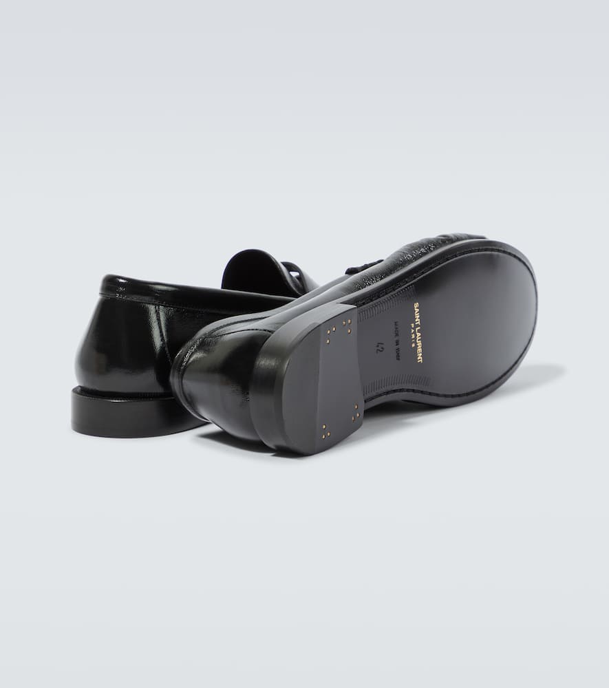 Saint Laurent Le Loafer leather penny loafers