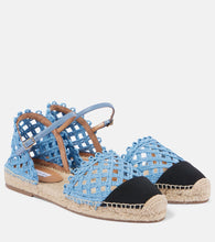 Aquazzura Sunburst raffia espadrille sandals - Aquazzura Sunburst 拉菲草编织凉鞋